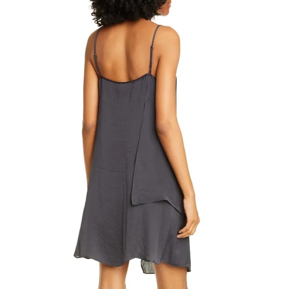 Brochu Walker Emmer Slip Dress - Ebony - Picture 2 of 9